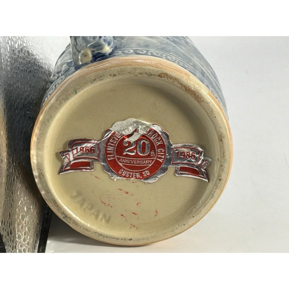 Custer South Dakota Beer Stein Pebbles And Bam Bam